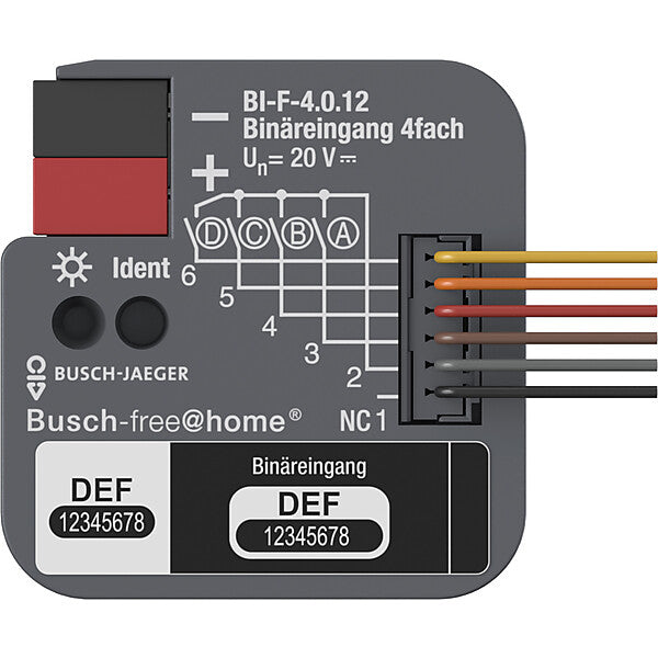 Busch-Jaeger Binäreingang 4-fach UP BI-F-4.0.12